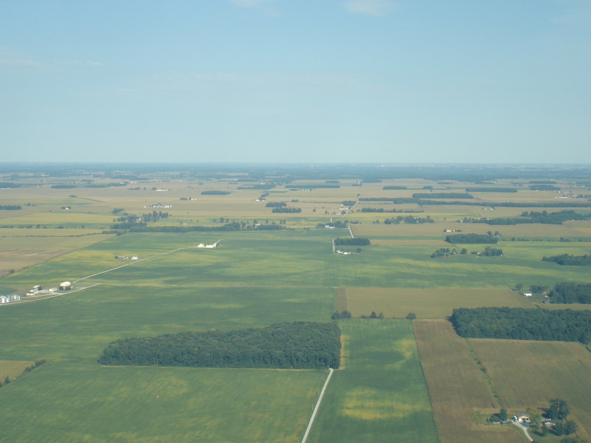 Flying in George's plane